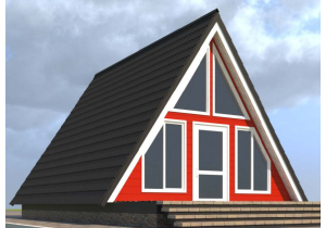 Модульный дом треугольный