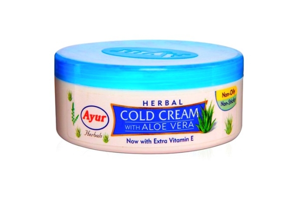 Крем зимний  питательный для лица и тела с Алое Вера и витамином Е. Cold Cream Ayur Herbal.